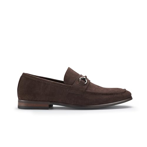 Image of Ferro Aldo Men's Premium Moc Toe Loafers | Casual & Dress Styles with Tassels & Horsebit Buckles