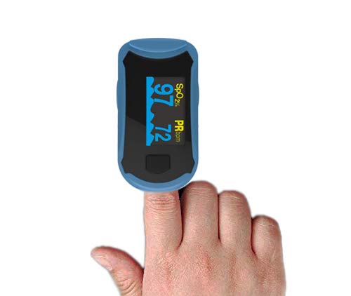 Concord Fingertip Pulse Oximeter with Lanyard and Carrying Case