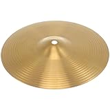 Veemoon 10-Zoll-Crash-Becken Ride-Becken Traditionelles Messing-Finish Für Schlagzeugspieler...