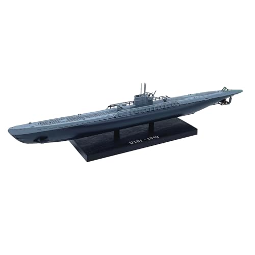NATEFEMIN Simulation 1:350 Alloy 1942 World War II Germany U181 Navy Submarine Warship Model for Collection Gift