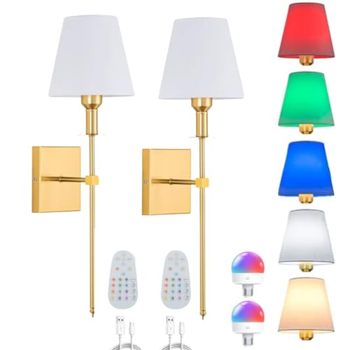 wall sconces color-changing