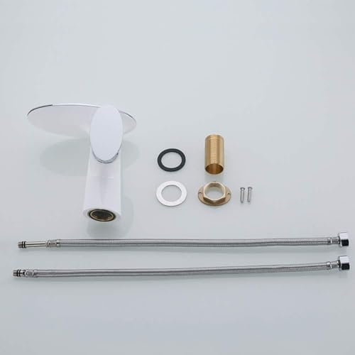 Robinet lavabo cascade en laiton massif avec commande monocommande