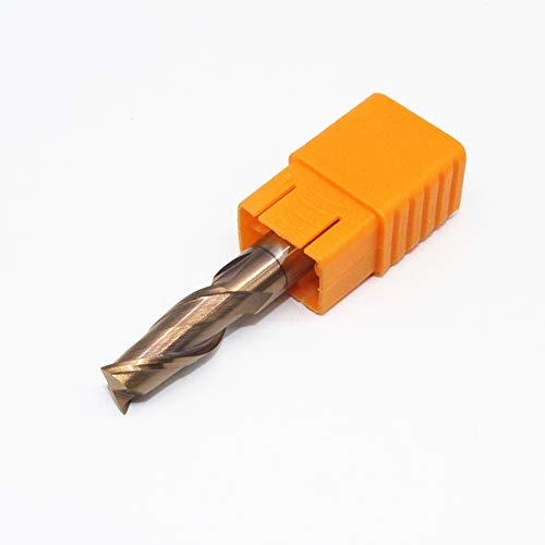 Milling Cutter 2 Blade HRC55 D10X25LXD10X75L 10MM 75MM Length Standard Endmills Tungsten Steel CNC Machine End Mill For Milling - (Cutting Edge Length: 10pieces)