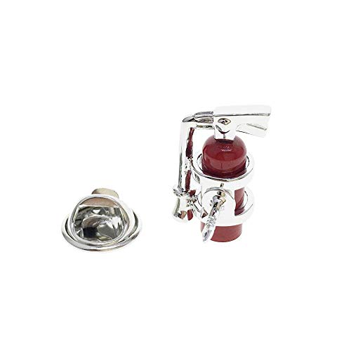 Cuff-Arts Lapel Pin Badges Fire Extinguisher Fashion Brooch Pin Badges Buttons Pins with a Gift Box P10188