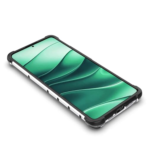 Image of Glasgow Back Case Cover Designed for [ Mi Redmi Note 14 Pro 5G ] (Stylish Look | Shock Proof) - Black