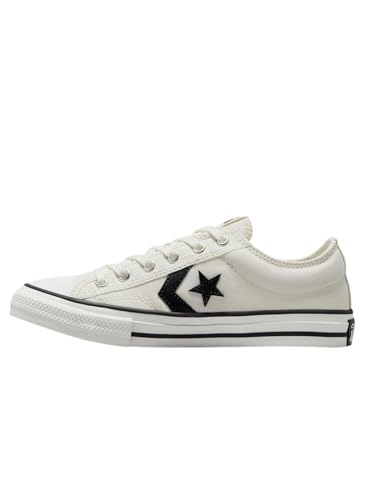 Converse Star Player 76 FOUNDATIONAL Canvas, Sneaker, Vintage White Black Egret, 38 EU