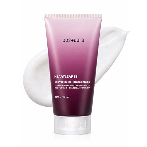 pos + aura Heartleaf 33% Foaming Facial Cleanser – Gentle Face Wa...