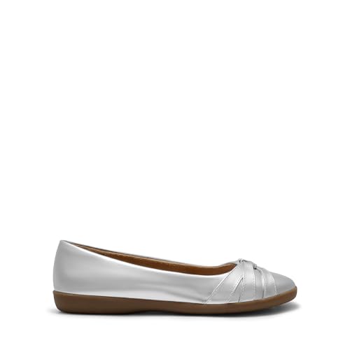 Image of DREAM PAIRS Women's Ballet Flats, Comfortable Round Toe Slip on Dressy Work Office Shoes with Arch Support