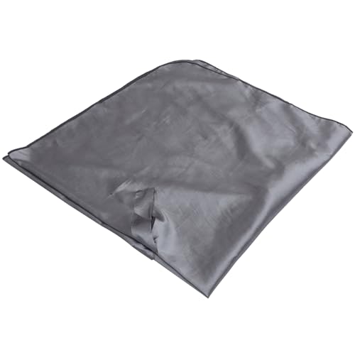 minkissy Delantal barber peinadora beauty salon cerda tiras de cuello peluquero tijeras champú cabellos ondulados clíper capa de corte de pelo profesional capa de peluquero tela Dark Grey