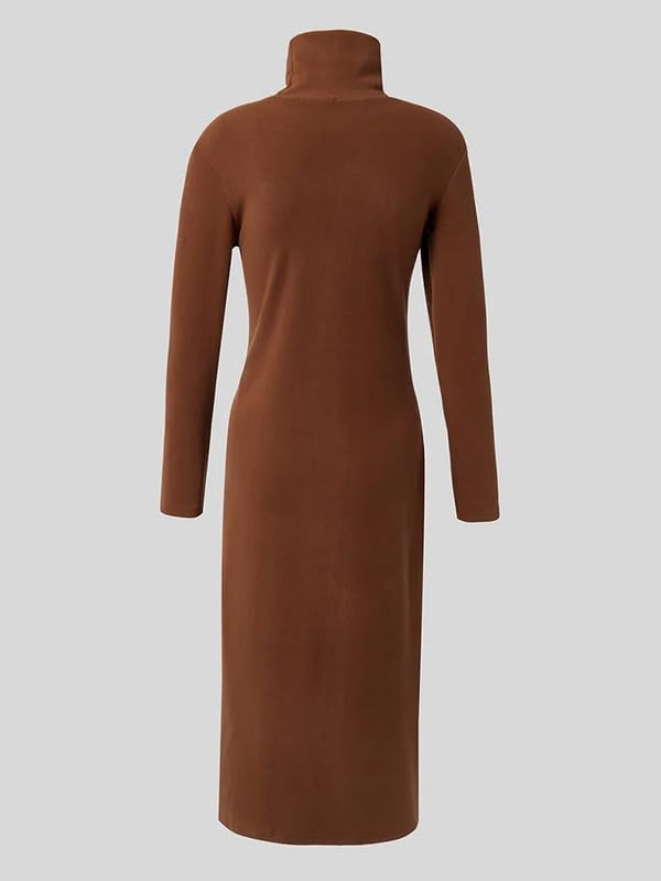 UOOZEE Women's Turtleneck Long Sleeve Shirts Fall Fashion Basic Layering Slim Fit Soft Underwear Tops3