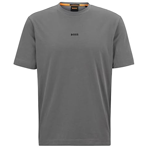 BOSS Men's Tchup Dark Grey Shirt, XL Cover