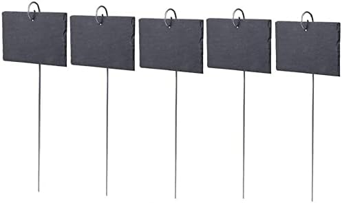 植物ラベルガーデンマーカースレートブラックナチュラルサインラベル ステンレススチールハンギングロッド5 Pcs 10x7cm サインラベル実用的で巧妙 ガーデン 植物ラベルガーデンマーカースレートブラックナチュラルサインラベル ステンレススチールハンギングロッド5 Pcs 10x7cm サインラベル実用的で巧妙 ガーデン