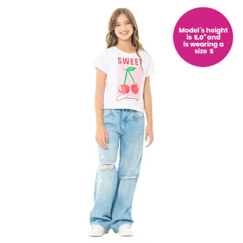 Basic Bootcut Jeans for Girls High Rise Straight Jean - Teen Jeans for Casual Occasions for Girls Size for Girls4