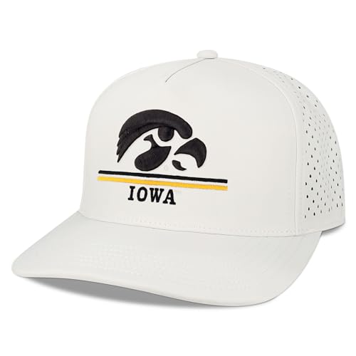 Gorra Legacy NCAA Oficial Iowa Hawkeyes Blanca miniatura 1