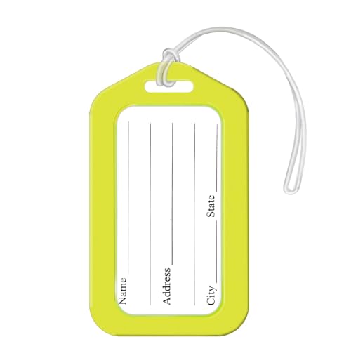 Image of Storite Pack of 6 Luggage Tags Smart Tags for Travel suitcases, Travel Bags Tags for Easily Identification of Bags (Multicolour)