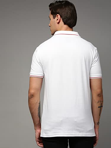 Image of ONN UK Classic Men's Premium Combed Cotton Polo Collar Half Sleeves Solid T-Shirt |