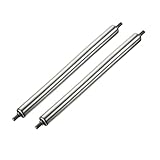 YOKIVE 2 Stück Förderrolle aus Edelstahl | Glatte Bewegung, Ideal für Fabriken, Lagerhäuser (Silber, 1 Zoll Durchmesser, 16 Zoll Länge)