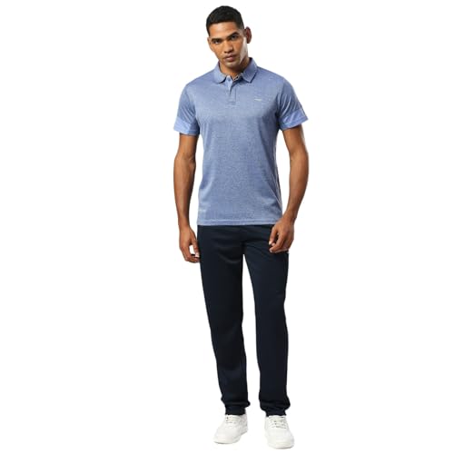 Image of berge' New Mens Melange Polyester Dry Fit Collar Polo Tshirts for Men, Quick Drying & Breathable Fabric, Gym Wear & Workout Tees|Collar Tshirt for Men|Slim Fit Half Sleeve Tshirt|Polo Neck Tshirts