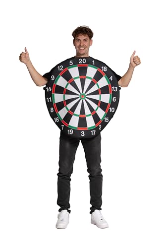 Partychimp Disfraz divertido de diana disfraz de carnaval para adultos, disfraz de espuma para hombres y mujeres, traje de fiesta divertido, fiesta de despedida, carnaval, unisex, talla única