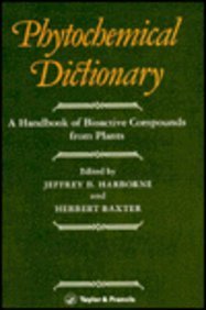 Hardcover Phytochemical Dictionary: A Handbook of Bioactive Compounds From Plants Book