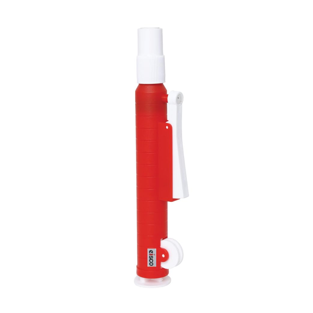 Pipette Pump 25ml – Fast & Precise Liquid Dispensing, Quick Release Pipetting, Thumb Wheel Control, Ideal for Chemistry, Biology, Science Lab, School Experiments, Medical & Research Use.