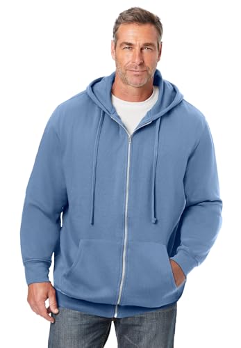 Image of KingSize Men's Big & Tall Fleece Zip-front Hoodie Jacket