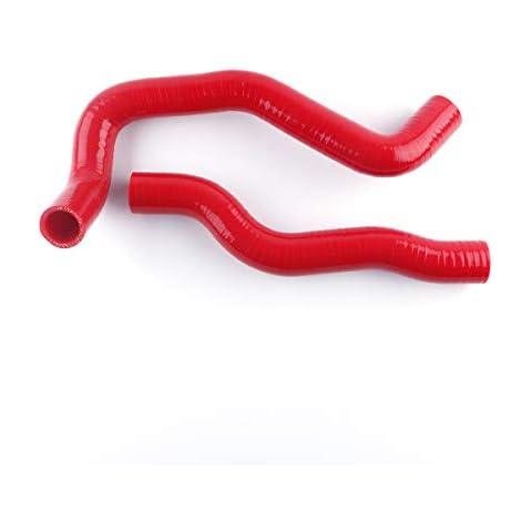 OHOB-COOL Silicone Coolant Radiator Hose For 07-10 08 09 Toyota Camry (red) Cover