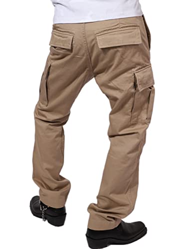 [アヴィレックス] FATIGUE PANTS ファティーグパンツ レギュラーフィット 6126129 カーゴパンツ カーキ 2XL