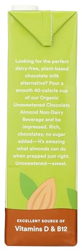 Image of 365 by Whole Foods Market, Organic Chocolate Unsweetened Almond Milk, 32 Fl Oz