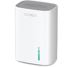 CLEVAST Small Dehumidifier for Home, 800ml Mini Electric Moisture Absorber for Bedroom, Portable Compact Air Dehumidifier for Room, Bathroom, Closet, RV, Camper, House with Auto Shut Off