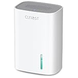 CLEVAST Small Dehumidifier for Home, 900ml Mini Quiet Dehumidifiers for Bedroom, Portable Compact Air Dehumidifier for Room, Bathroom, Closet, RV, Camper, House, Baby Nursery with Auto Shut Off
