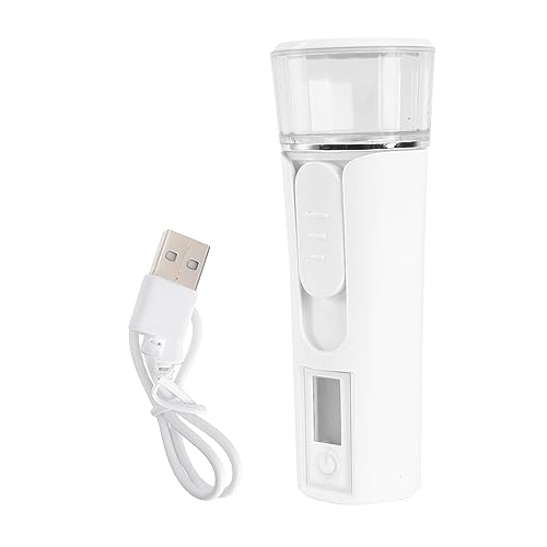 SHERCHPRY 1Pc USB Rechargeable Handheld Nano Facial Sprayer Hydrating Skin Humidifier for All Skin Types Moisturizing Mist Machine for Makeup Refreshing and White