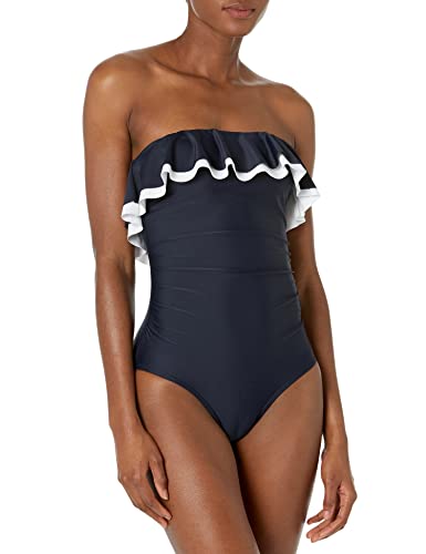 Tommy Hilfiger Women's Bandeau One Piece Swimsuit