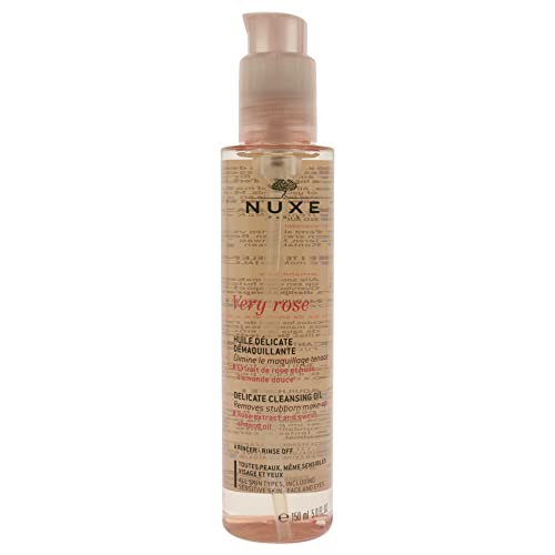 Nuxe Very Rose Huile Délicate Demaquillante, per Rimozione trucco, 150 Ml