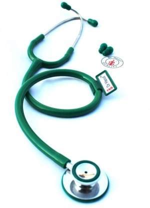 Dr. Head Excel Care Stethoscope for Students Medical And Doctors Green Acoustic Stethoscope (Green)