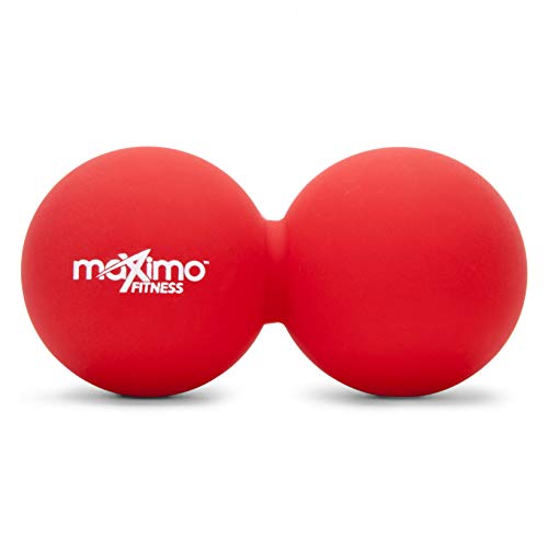 MAXIMO Peanut Massage Balls - Double Lacrosse Ball - Perfect for Trigger Point Therapy, Deep Tissue Muscle Massage - Relieve Stress and Relax Tight Muscles - Perfect for Home, Gym, Pilates, Yoga.