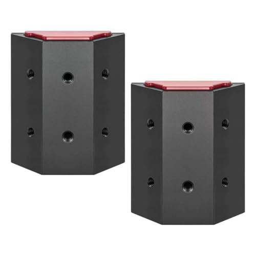 RUKUHOT 2 Pcs DIY Mounting Connector Compatible with ToughBuilt StackTech Rails Modular Rail Mount for Custom Tool Holders Brackets & Accessories No-Drill Quick-Lock Design