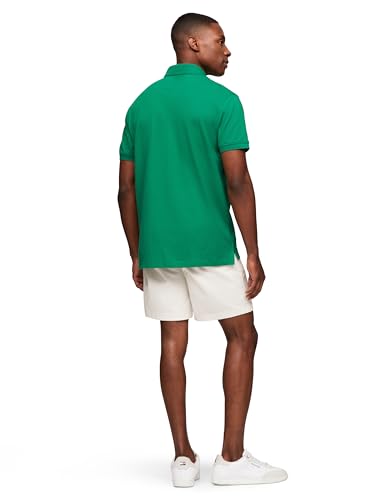 Image of Tommy Hilfiger Men's Short Sleeve Polo Shirts in Classic Fit with Stretch and Organic Pique Cotton
