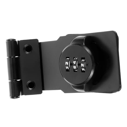 HOMSFOU 免打孔後付け鍵 桁ダイヤル式ロック 防犯キャビネットロック 対策用 キーレス便利設計収納扉用