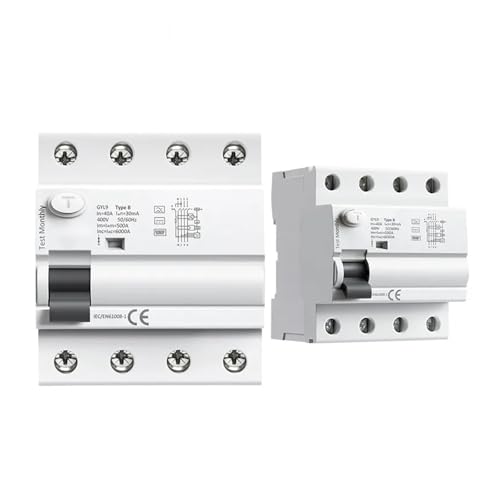 Interrupteur différentiel RCCB Type B 4P conforme aux exigences 6KA - 3