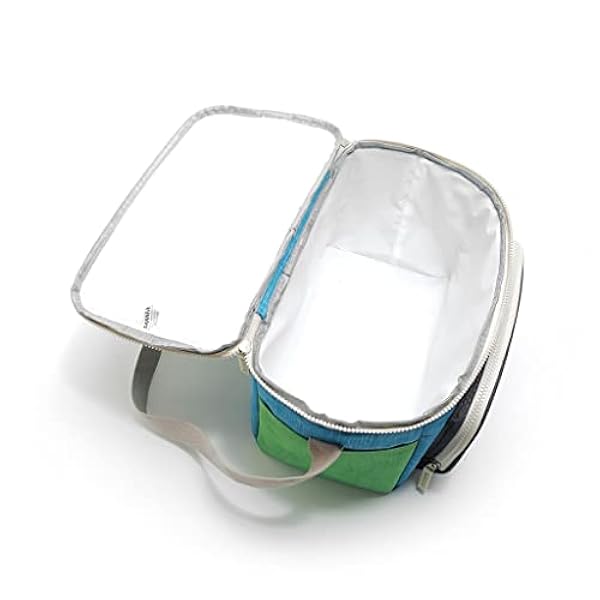 Modedesign Isolerad termisk lunchpåse - bärbar och multifunktionell - frostat tyg