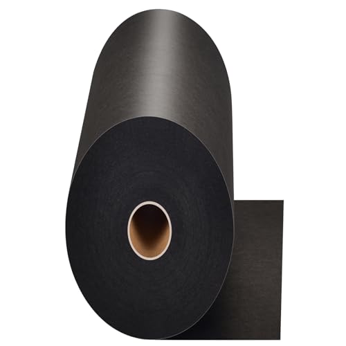 Black Cut Away Embroidery Stabilizer Backing (12 in x 50 yd Roll), Seneme Stabilizer for Embroidery Medium Weight 2.5oz Cutaway Embroidery Stabilizers for Machine Embroidery Stabilizer and Hand Sewing