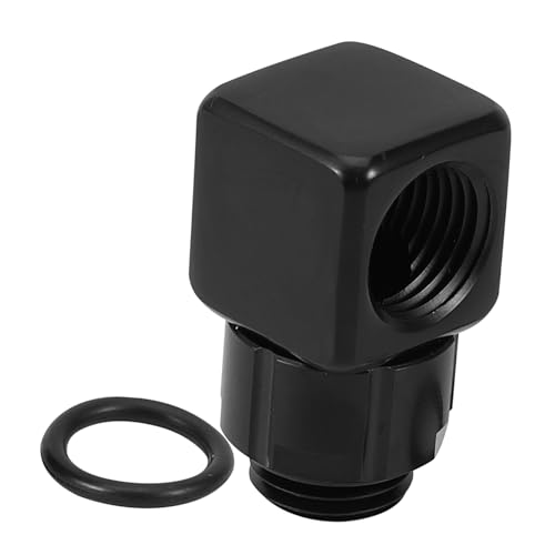 Holibanna Water Cooling Tube Fitting 90 Degree Rotating Swivel Elbow for Pc Liquid Cooling System Adapters