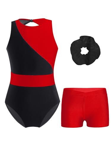 Vxuxlje Gymnastikanzug Mädchen Gymnastik Body Mit Ohne Ärmel Und Shorts Turnanzug Rhythmische Sportgymnastik Ballettanzanzug Klassisches Jumpsuit Rot 170 Vxuxlje Gymnastikanzug Mädchen Gymnastik Body Mit Ohne Ärmel Und Shorts Turnanzug Rhythmische Sportgymnastik Ballettanzanzug Klassisches Jumpsuit Rot 170