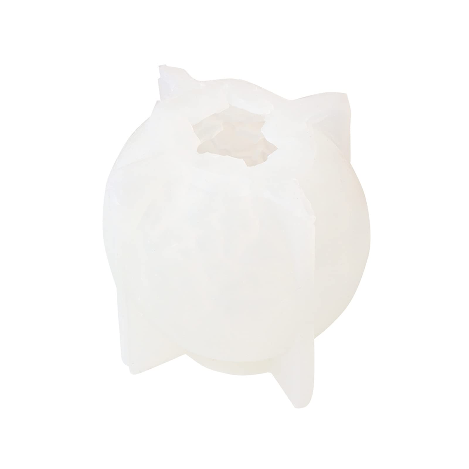 Xjdzineq 3D Flower Silicone Mold Ball Casting Resin-Moulds for Soap Candy Clay Fondant Cake Gypsum Decorations Silicone Ball Resin Cake Pudding-baking-decor