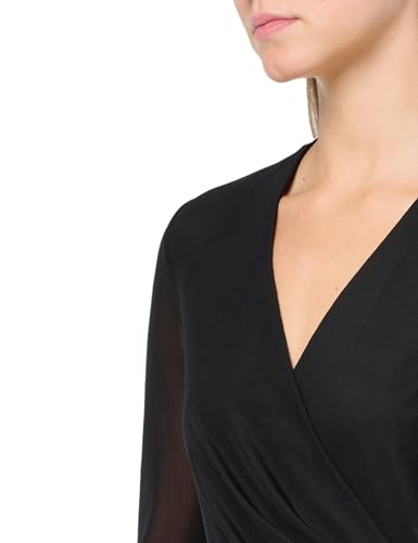 Anne Klein Womens Faux Wrap Office Midi Dress2