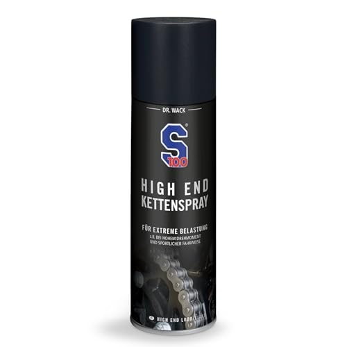 DR. WACK S100 HIGH END Kettenspray 300 ml - Kettenschmierstoff für hohe...