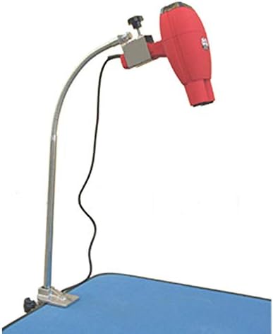 Heavy Duty Dog Pet Foldable Grooming Table Hair Dryer Stand Holder Hands-Free Stainless Steel Groomers Third Arm with Clamp image 2