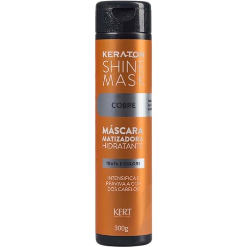 Keraton Máscara Matizadora Hidratante Trata E Colore Shine Mask 300G Cobre