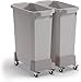 Produktbild Durable Rollwagen für Mülleimer DURABIN® 60L, Rolluntersatz aus recycl. PP, verkettbar, graphit, 334037